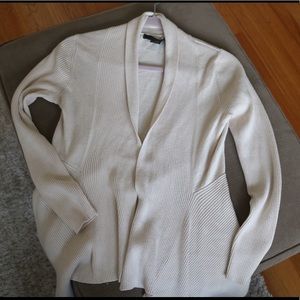 Cream a line sweater